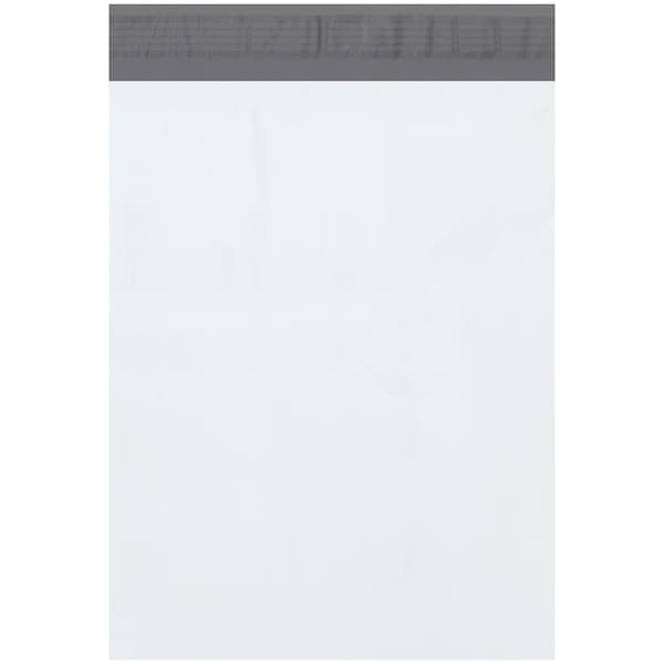 Poly Mailers, 10" x 13", White, PK1000