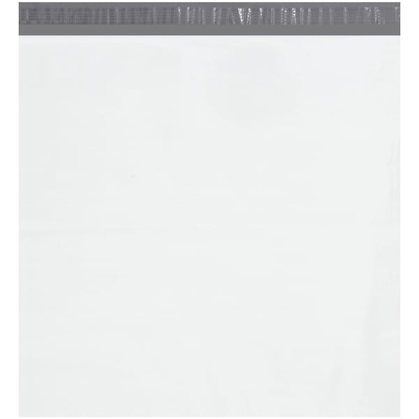 Poly Mailers with Tear Strip, 24" x 24", White, PK200