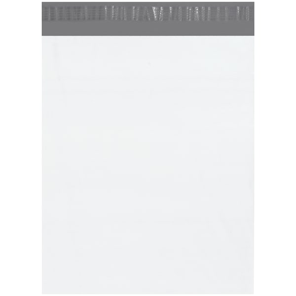 Poly Mailers with Tear Strip, 24" x 36", White, PK200