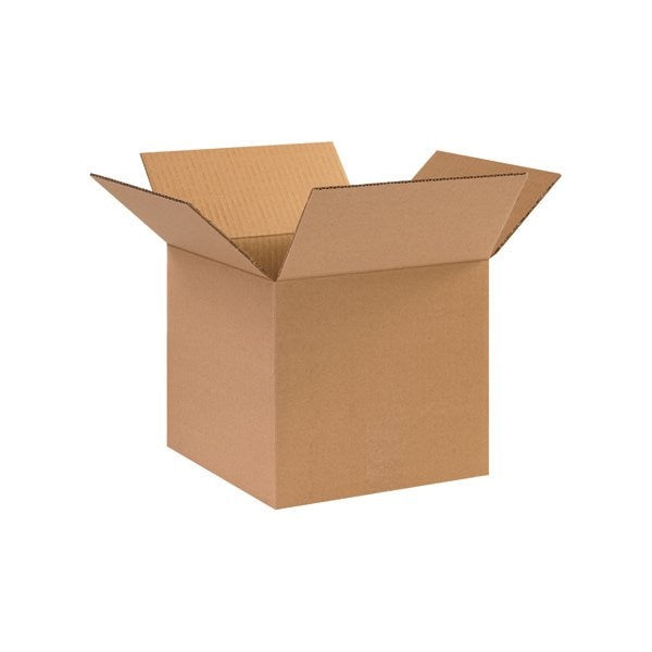 10 x 10 x 9'' Corrugated Boxes, 25PK
