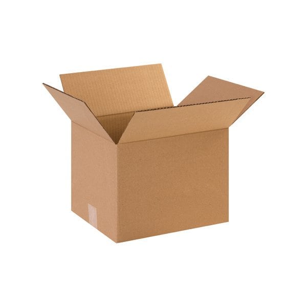 12 x 10 x 9'' Corrugated Boxes, 25PK