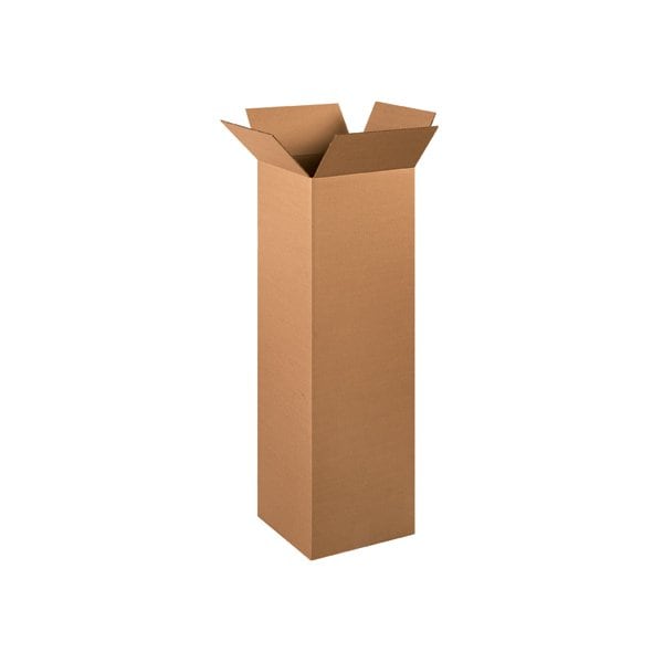 12 x 12 x 40'' Tall Corrugated Boxes, 15PK