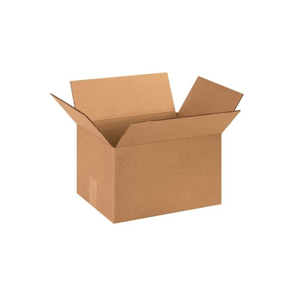 13 x 10 x 8'' Corrugated Boxes, 25PK