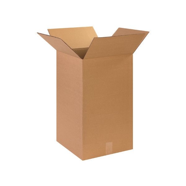 14 x 14 x 24'' Tall Corrugated Boxes, 15PK