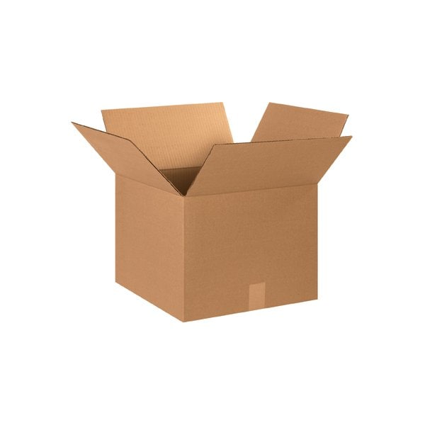 15 x 15 x 12'' Corrugated Boxes, 25PK