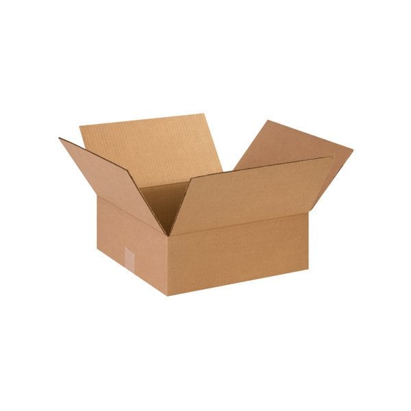 15'' x 15'' x 5'' Flat Corrugated Boxes, 25PK
