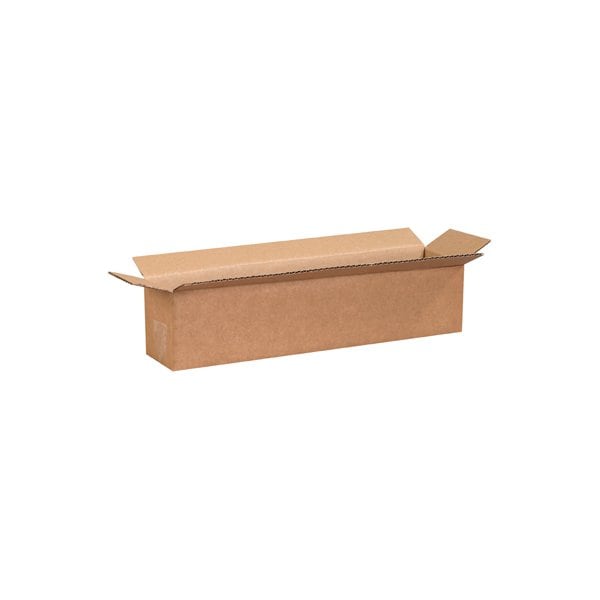 18 x 4 x 4'' Long Corrugated Boxes, 25PK