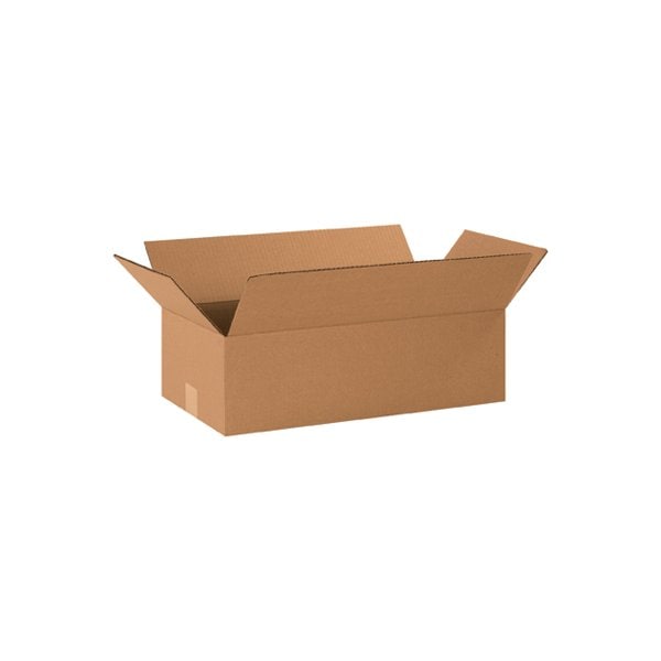 20 x 10 x 6'' Long Corrugated Boxes, 25PK