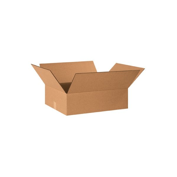20 x 15 x 6'' Flat Corrugated Boxes, 25PK