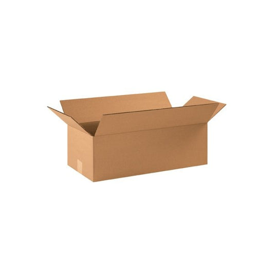 22 x 10 x 6'' Flat Corrugated Boxes, 25PK