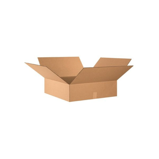 24 x 24 x 7'' Flat Corrugated Boxes, 10PK