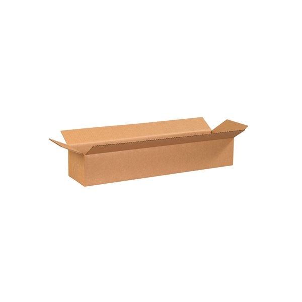 24 x 6 x 4'' Long Corrugated Boxes, 25PK
