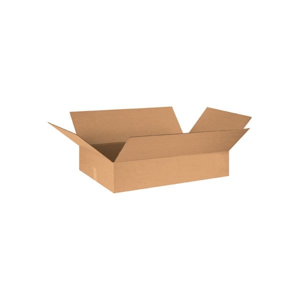 30 x 20 x 6'' Flat Corrugated Boxes, 15PK