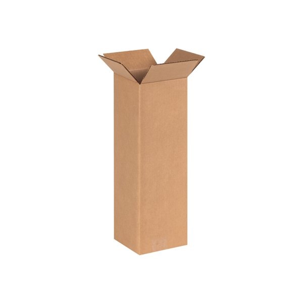 6 x 6 x 20'' Tall Corrugated Boxes, 25PK