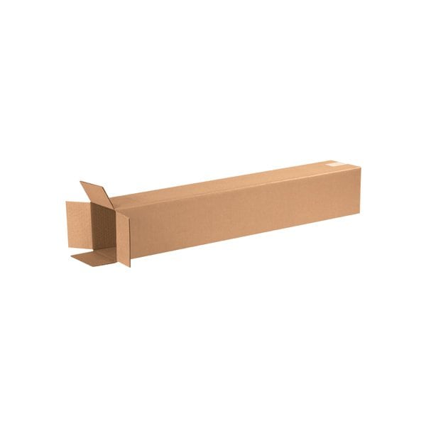 6 x 6 x 36'' Tall Corrugated Boxes, 25PK