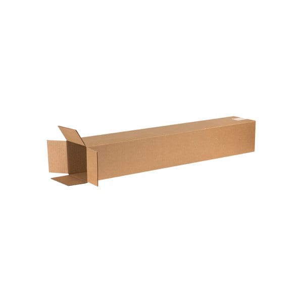 6 x 6 x 38'' Tall Corrugated Boxes, 25PK