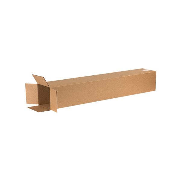 6 x 6 x 40'' Tall Corrugated Boxes, 25PK