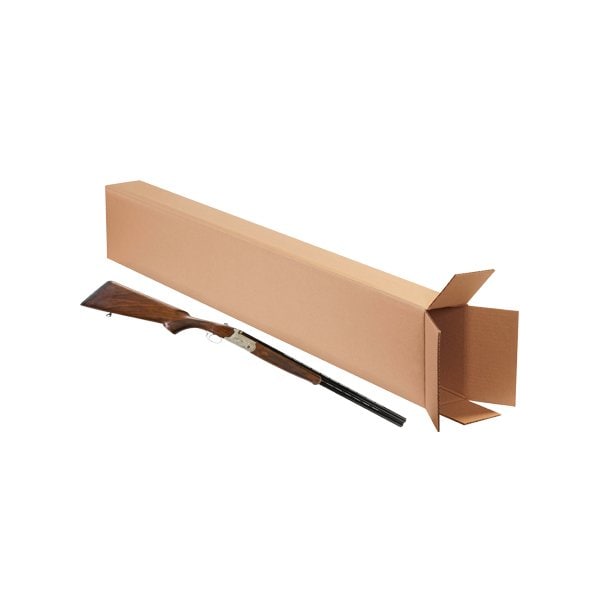 Side Loading Cardboard Corrugated Boxes, 8"L x 4"W x 52"H, Kraft