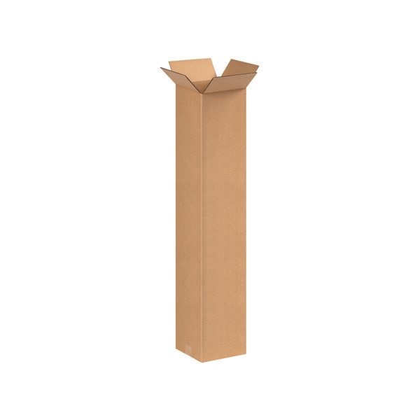 8 x 8 x 40'' Tall Corrugated Boxes, 20PK