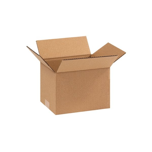 9 x 7 x 6'' Corrugated Boxes, 25PK