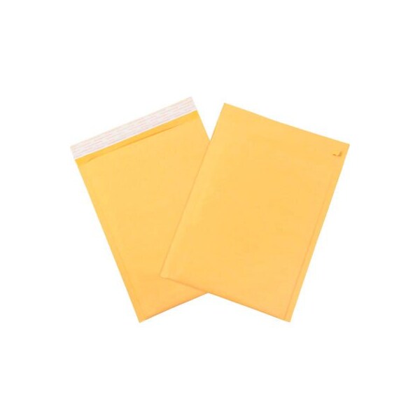 Global Industrial Self Seal Bubble Mailer w/Tear Strip #5 10-1/2inW x 16inL Golden Kraft 100/Pk