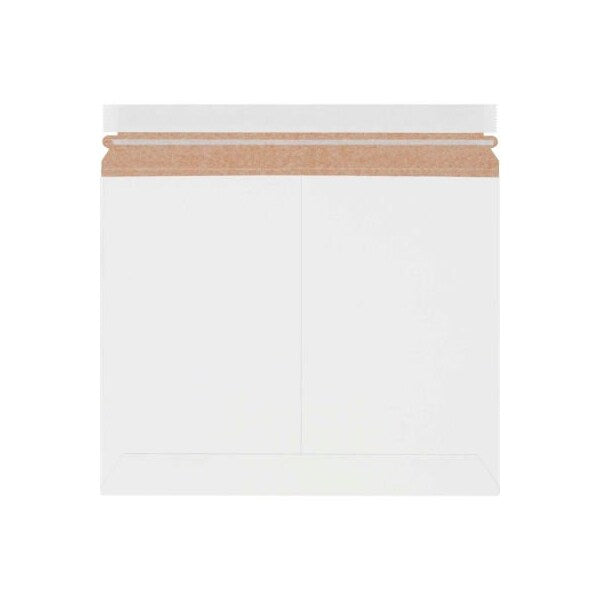 Stayflats Lite Utility Flat Mailers, 12-1/4inW x 9-3/4inL, White, 200/Pack