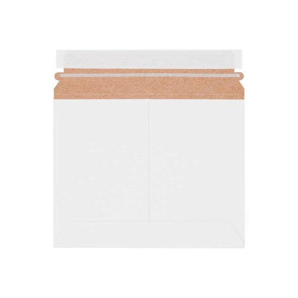 Stayflats Lite Utility Flat Mailers, 9inW x 7inL, White, 200/Pack