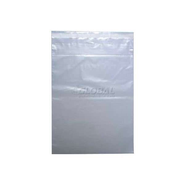 Crash Cart/Drug Tray Security Bags, 14inW x 22inL, 2 Mil, Clear, 500/Pack