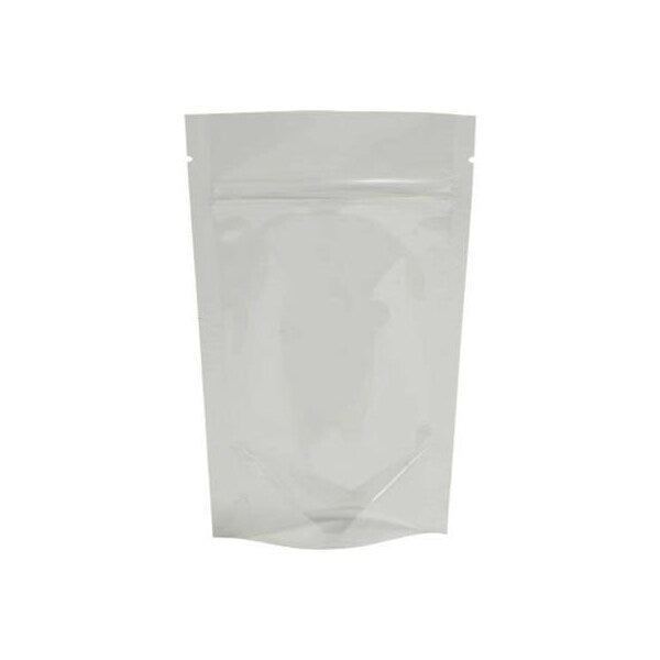 Sealer Sales Stand Up Zip Pouches, 2 lb., 9inW x 13-1/2inL, 4 Mil, Clear, 250/Pack