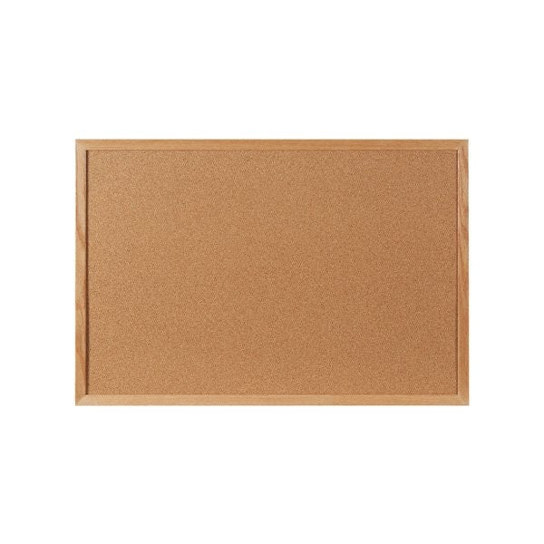 4 x 3' Cork Board with Oak Frame