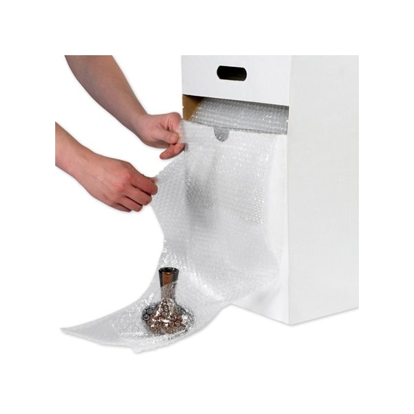 3/16'' x 12'' x 175' Adhesive Air Bubble Dispenser Pack