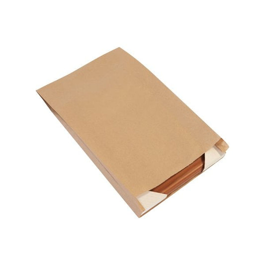 12 x 3 x 18'' Kraft Gusseted Merchandise Bags, 500PK