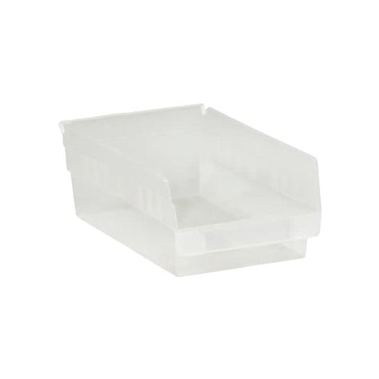11 5/8 x 8-3/8 x 4'' Clear Plastic Shelf Bin Boxes, 20PK