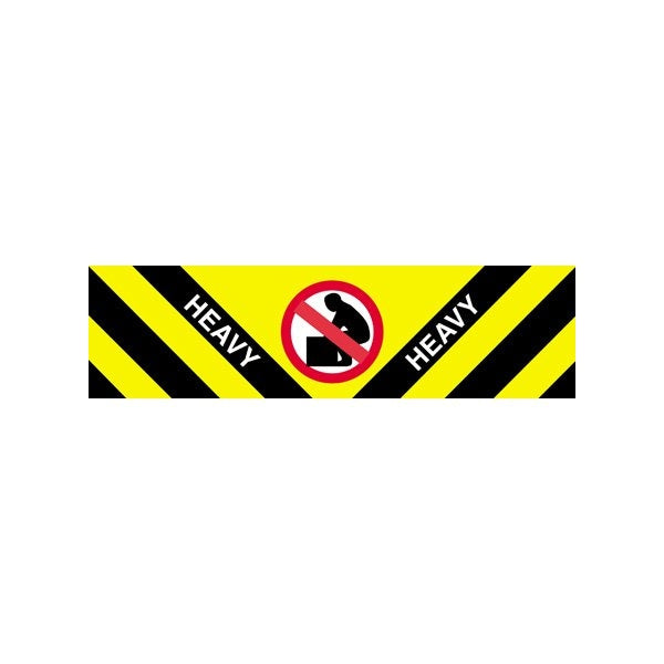 2 x 8'' - ''Heavy'' Labels