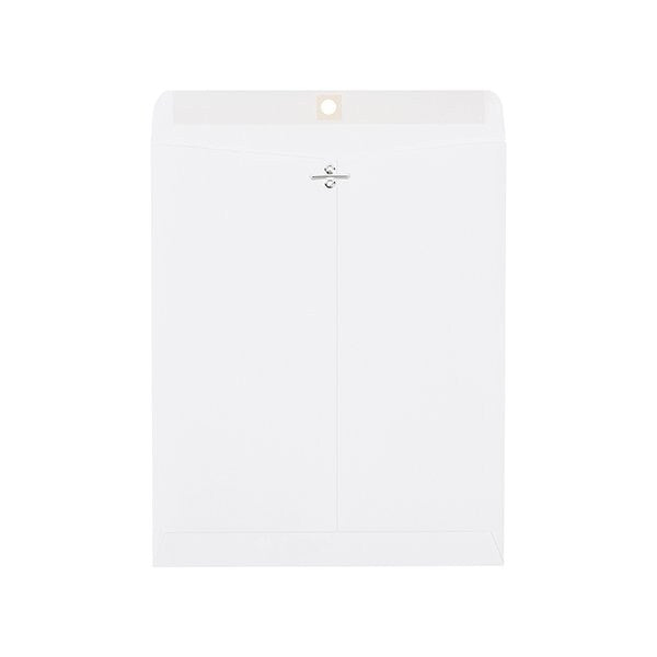 9 x 12'' White Clasp Envelopes, 500PK