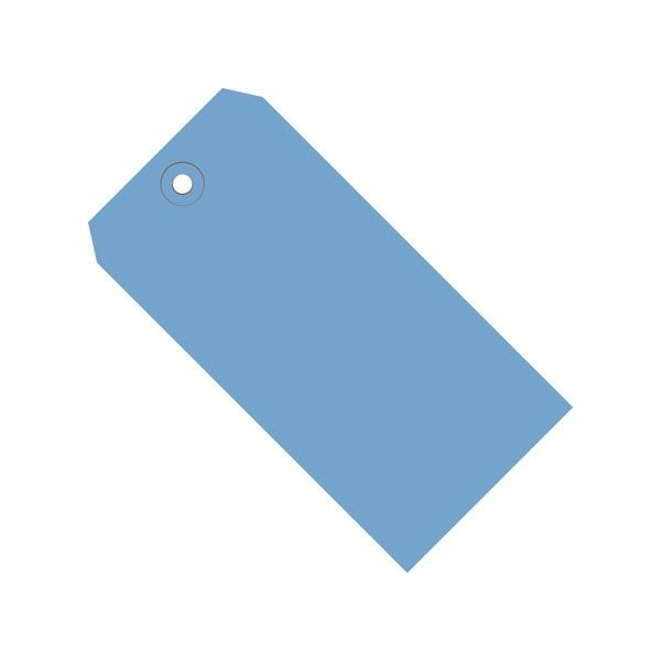 5 3/4 x 2-7/8'' Dark Blue 13 Pt. Shipping Tags, 1000PK