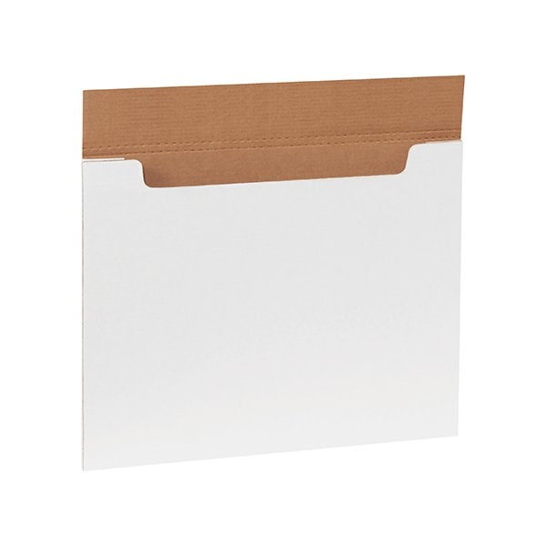 20 x 16 x 1/4'' White Jumbo Fold-Over Mailers, 20PK