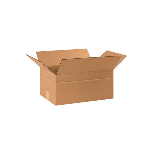 17-1/4 x 11-1/4 x 8'' Multi-Depth Corrugated Boxes, 25PK