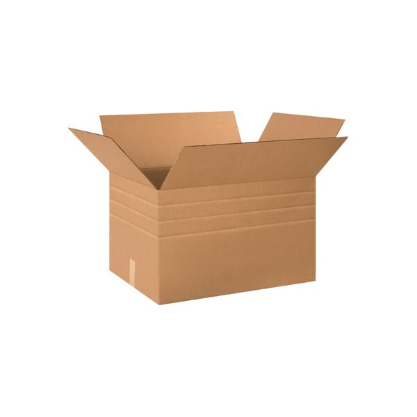 24 x 18 x 18'' Multi-Depth Corrugated Boxes, 15PK