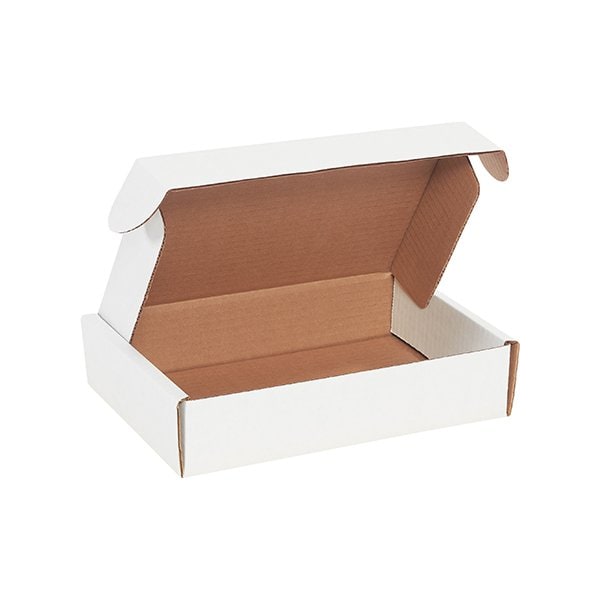 9 x 6-1/4 x 2'' White Deluxe Literature Mailers, 50PK