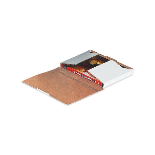 7-5/8 x 5 7/16 x-11/16'' White DVD Mailers, 50PK