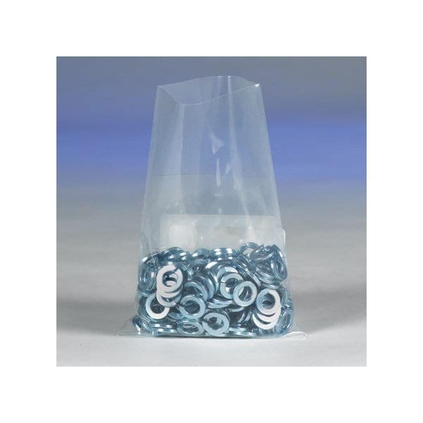2 x 7'' - 4 Mil Flat Poly Bags, 1000PK