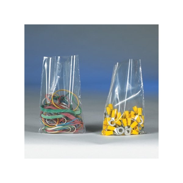 4 x 12'' - 1 Mil Flat Poly Bags, 1000PK