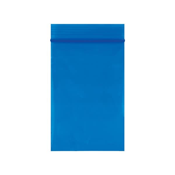 2 x 3'' - 2 Mil Blue Reclosable Poly Bags, 1000PK