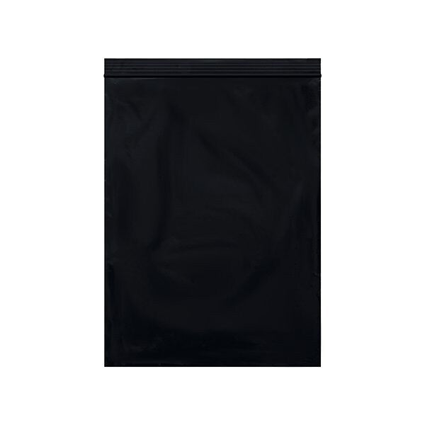 9 x 12'' - 2 Mil Black Reclosable Poly Bags, 1000PK