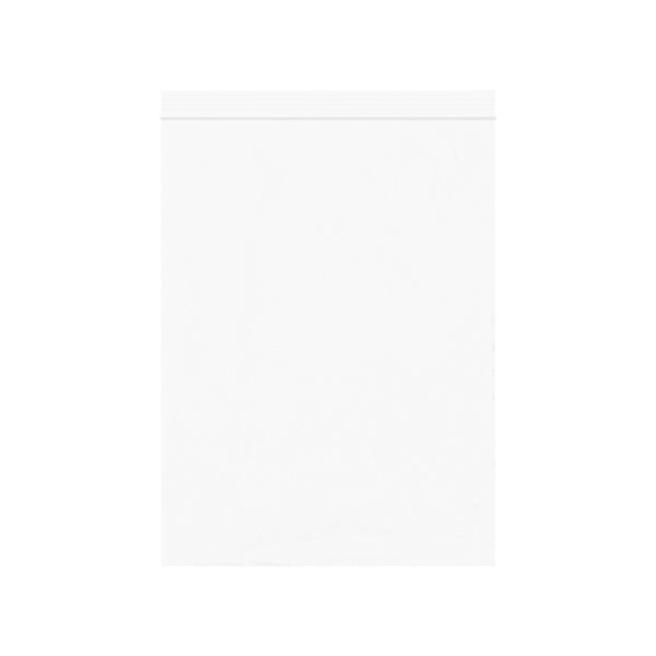 9 x 12'' - 2 Mil White Reclosable Poly Bags, 1000PK