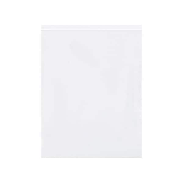 12 x 15'' - 2 Mil White Reclosable Poly Bags, 1000PK