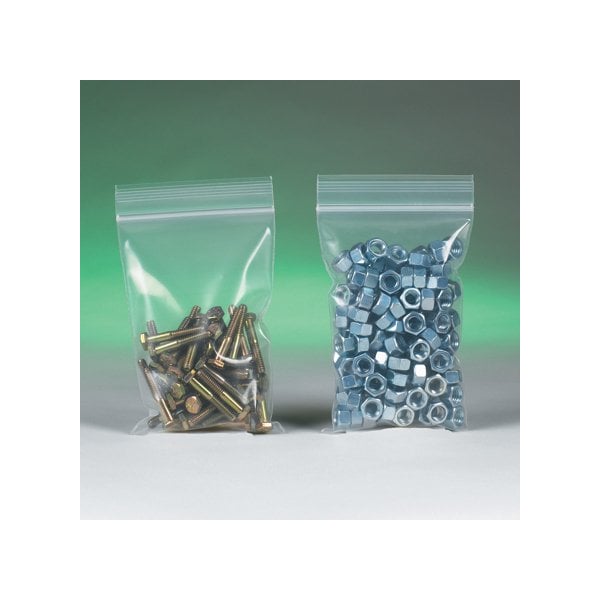 2 x 3'' - 6 Mil Reclosable Poly Bags, 1000PK