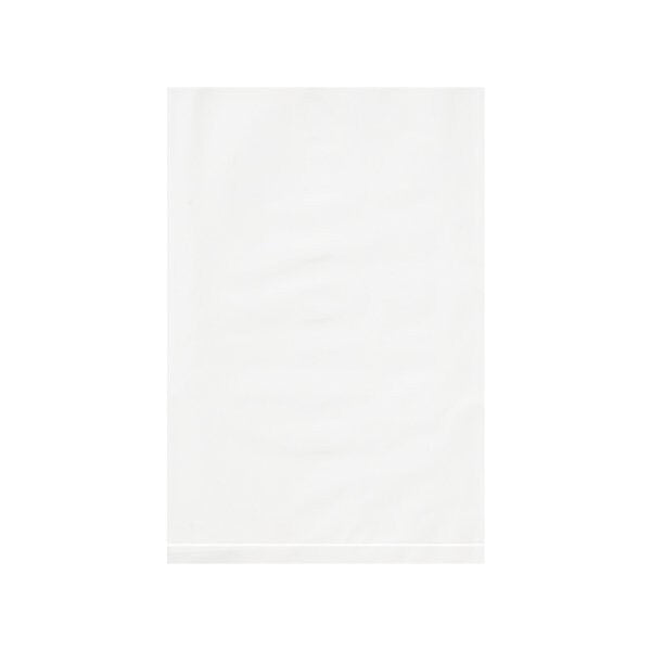 6 x 9'' - 2 Mil White Flat Poly Bags, 1000PK
