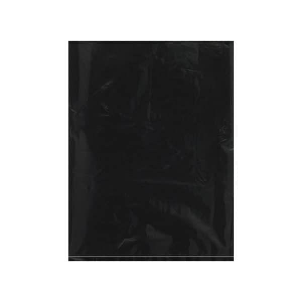9 x 12'' - 2 Mil Black Flat Poly Bags, 1000PK